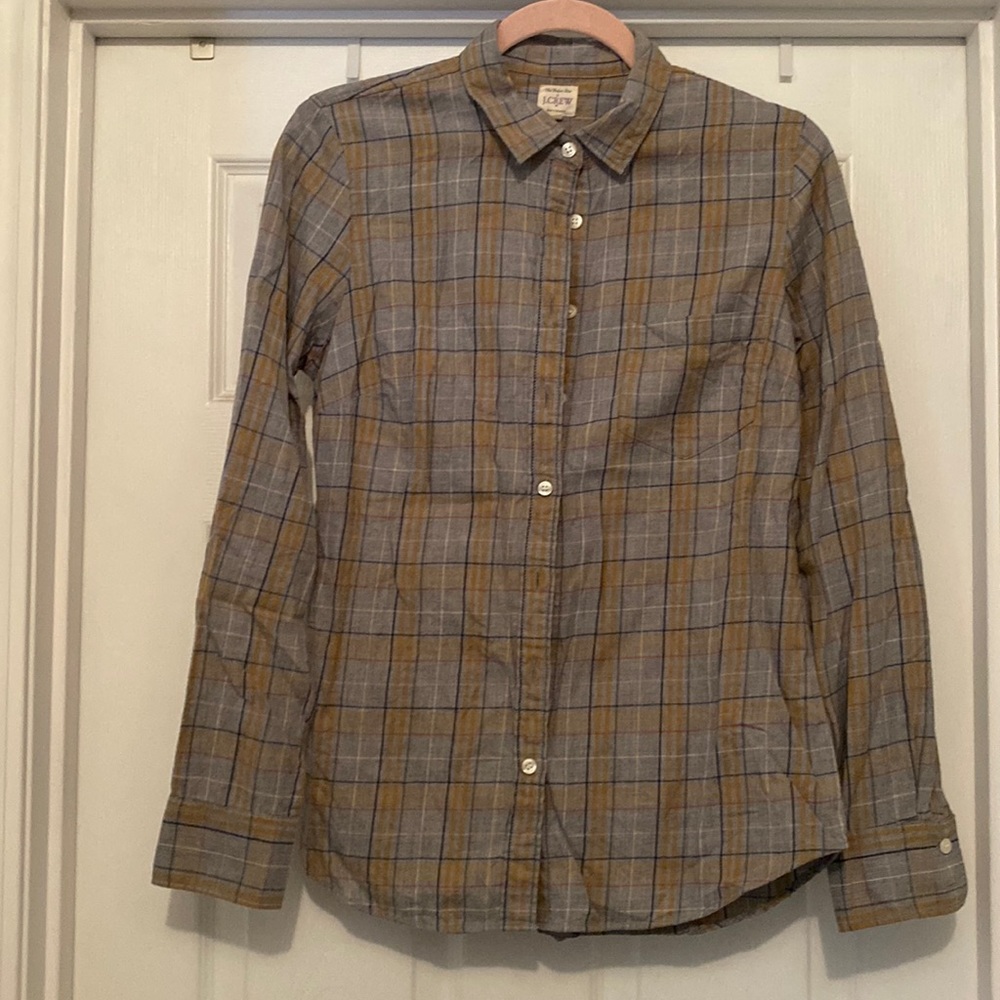 J.Crew lightweight flannel.